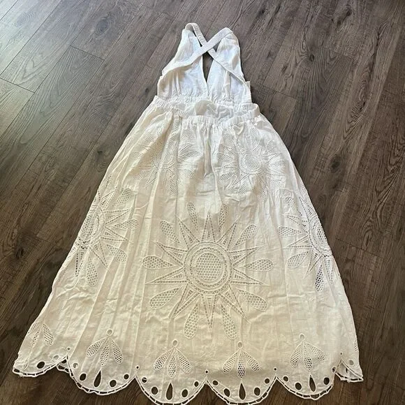 black lined dress Black-lining Ellora Dress Open V Back / Floor (No Train)